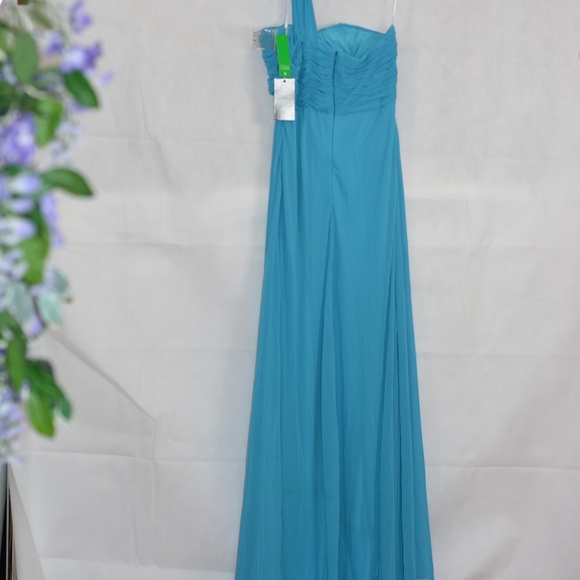 Sequined One Shoulder Long Gown SZ M By NOX NWT - Picture 12 of 12